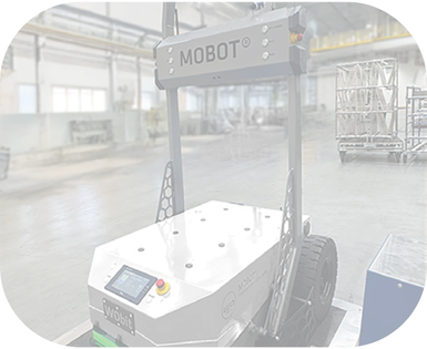 Robot MOBOT w magazynie